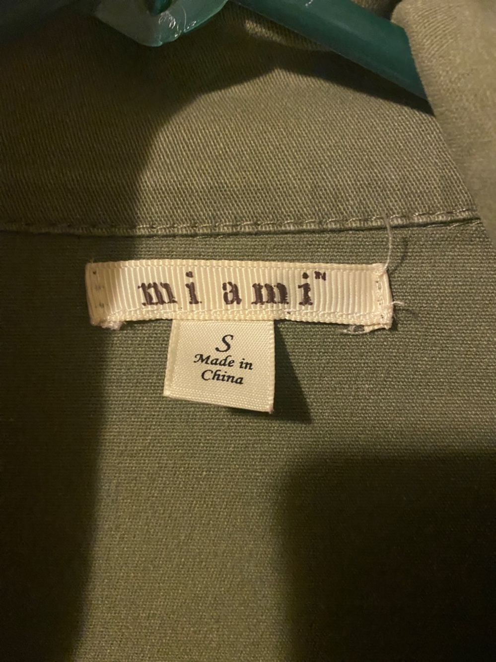 Miami Embroidered Roses Army Jacket- Small - Picture 3 of 4
